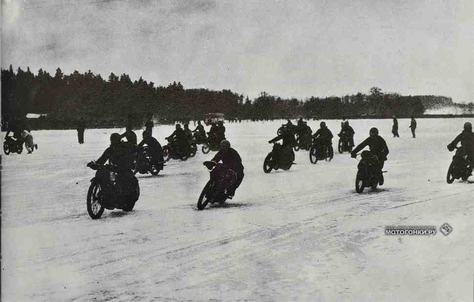 История мотогонок на льду: лихие 30-е