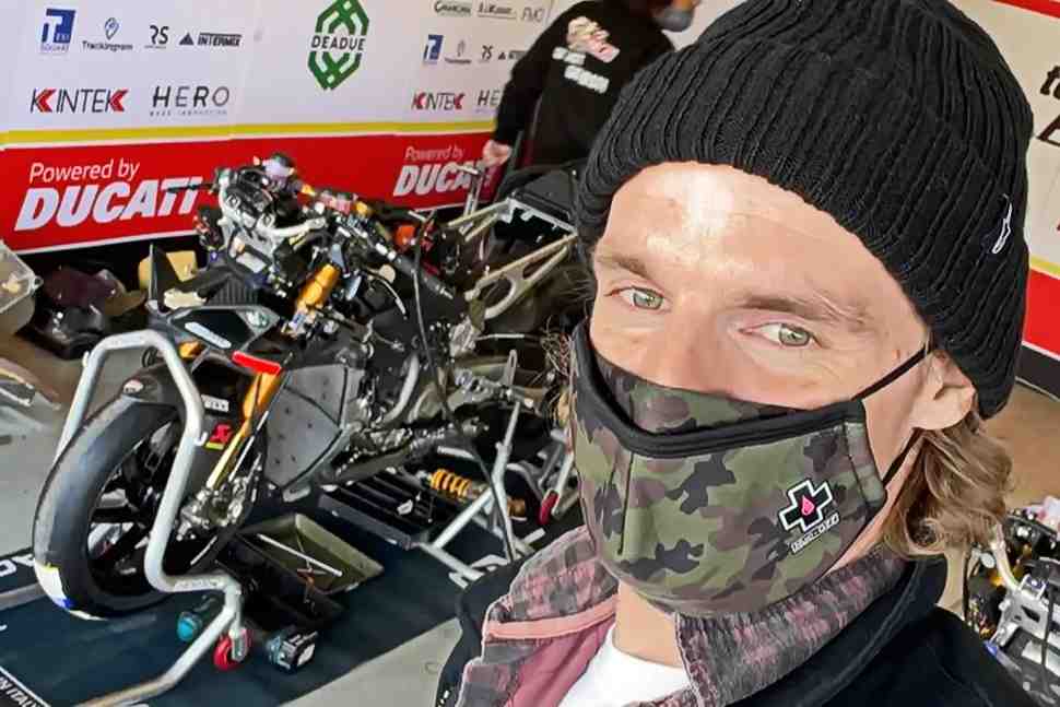 WSBK: Чаз Девис подтвердил, что приступил к работе с Ducati V4R в factory-комплектации