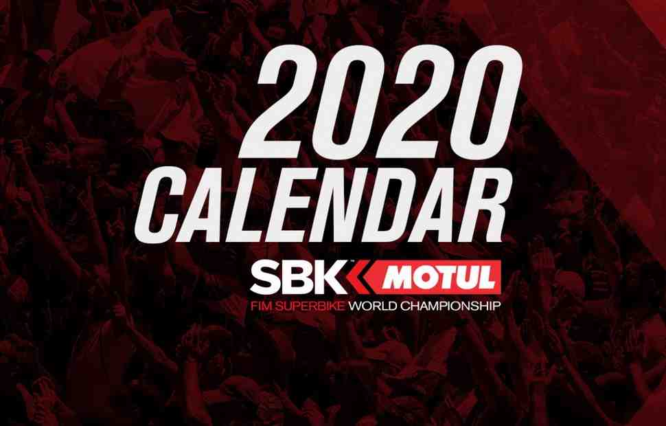 Календарь World Superbike 2020 года