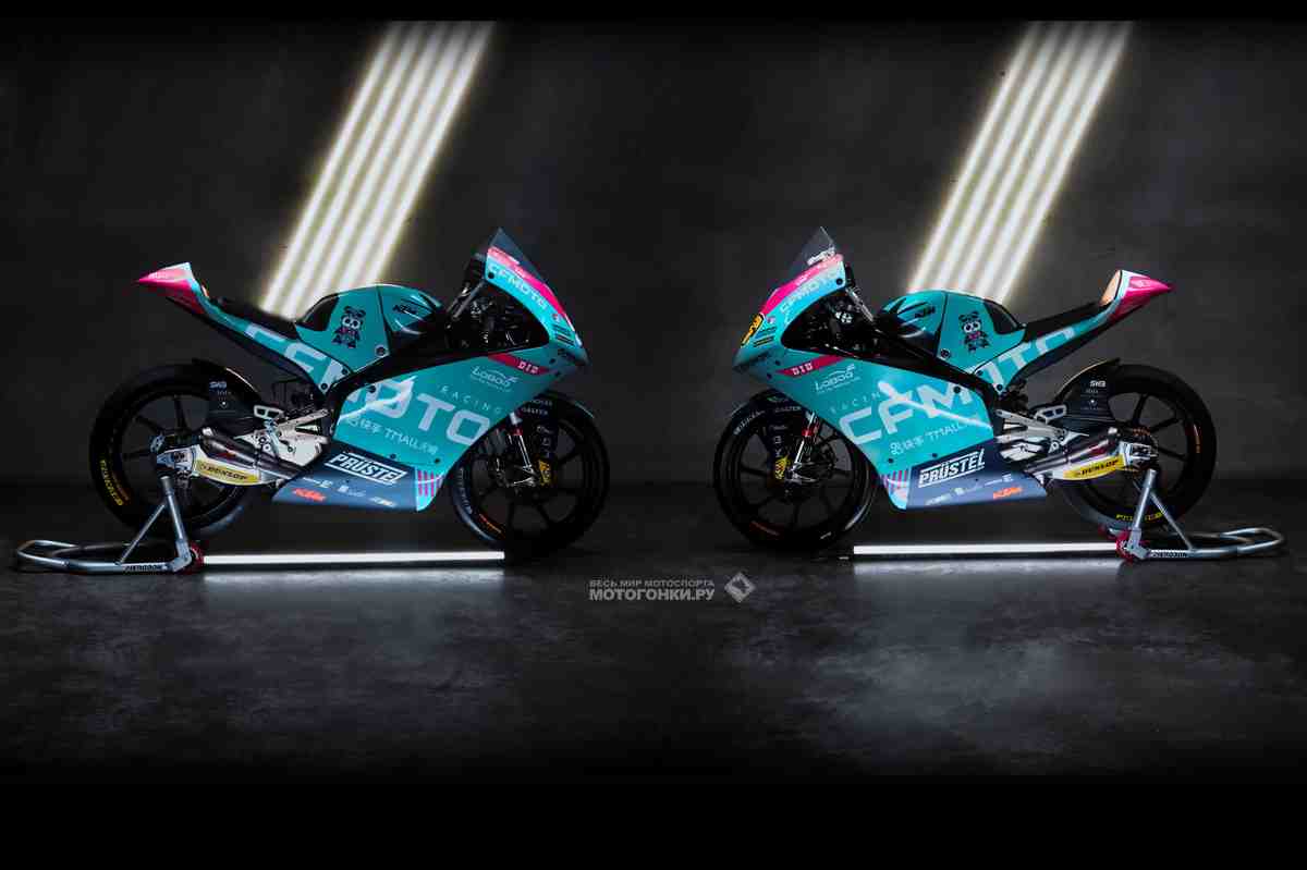 Китайский бренд CF Moto официально вступил в MotoGP: фотографии с презентации Prüstel GP