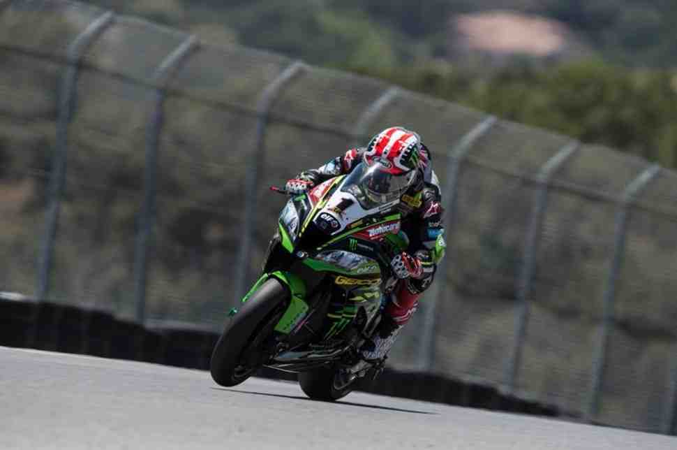 WSBK: Джонатан Рэй доминирует по итогам первого дня в Laguna Seca