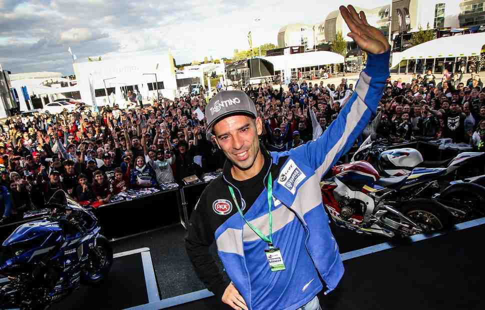 Марко Меландри попрощался с фанатами World Superbike во Франции