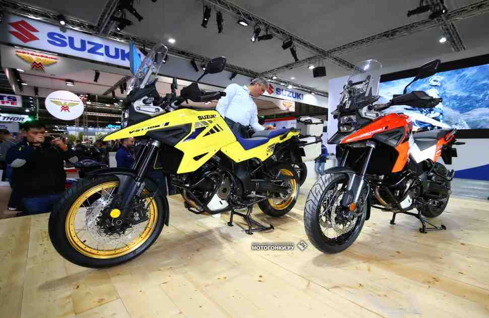 EICMA-2019: Suzuki V-Strom 1050 (2020) - Космолет для олдфагов