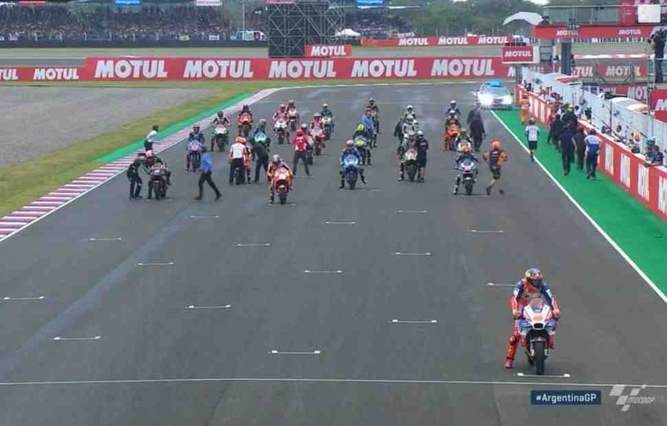 ArgentinaGP - самая необычная стартовая процедура MotoGP в истории