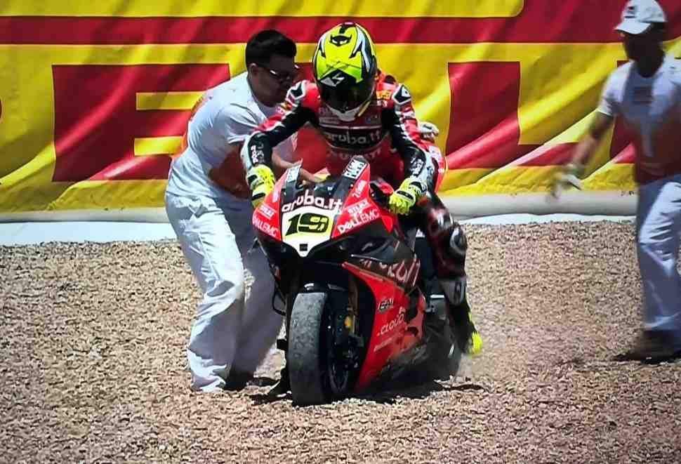 Баутиста теряет - Рэй подбирает: день падений на ESPWorldSBK в Хересе