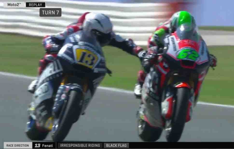Moto2: Черное пятно на триколоре - Романо Фенати забанили после беспредела в Мизано