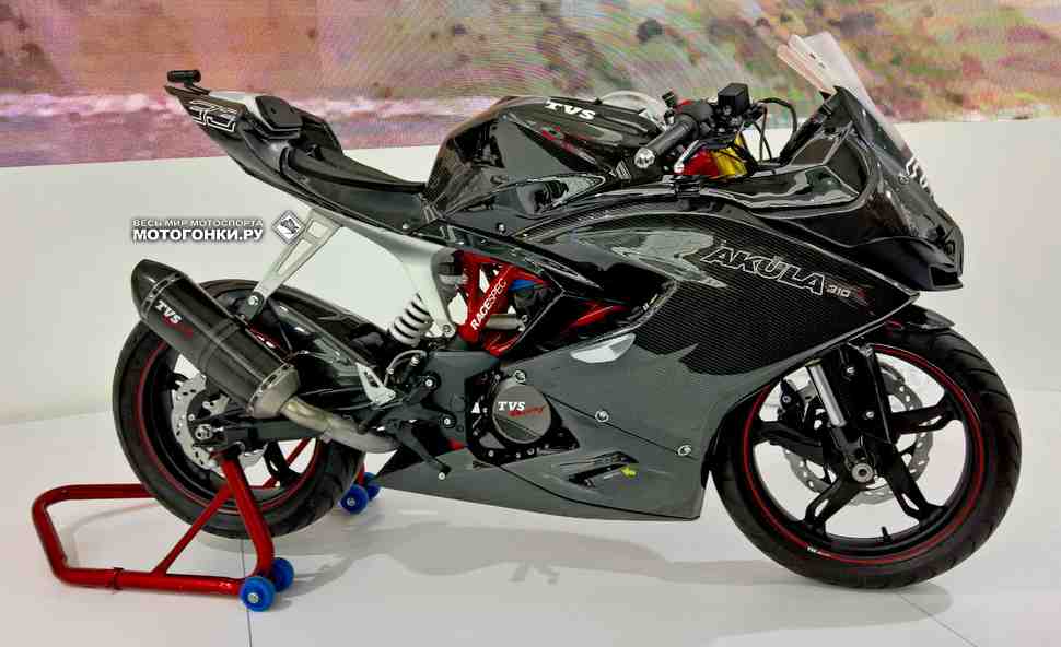 Гоночный концепт на базе TVS/BMW G310R показан на Auto Expo в Дели