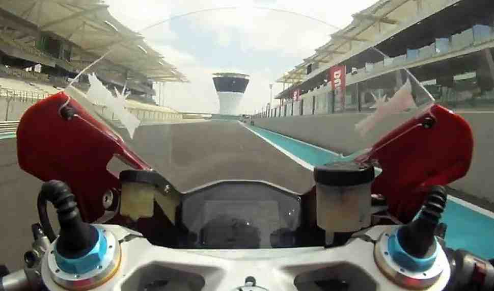 Круг по Yas Marina с Бейлиссом и Ducati Panigale 1199