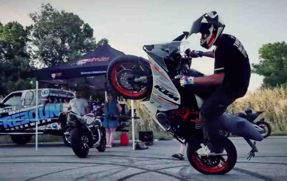 KTM RC 390 для стантрайдинга? Маленький, но мощный!