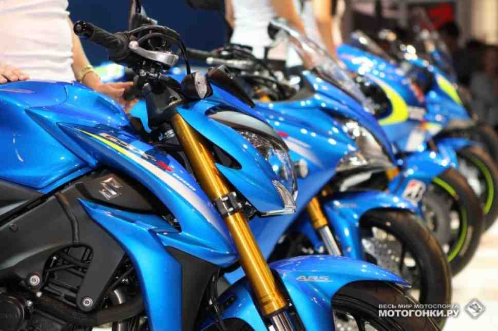 Suzuki GSX-S1000 и GSX-F1000 на INTERMOT-2014: обзор